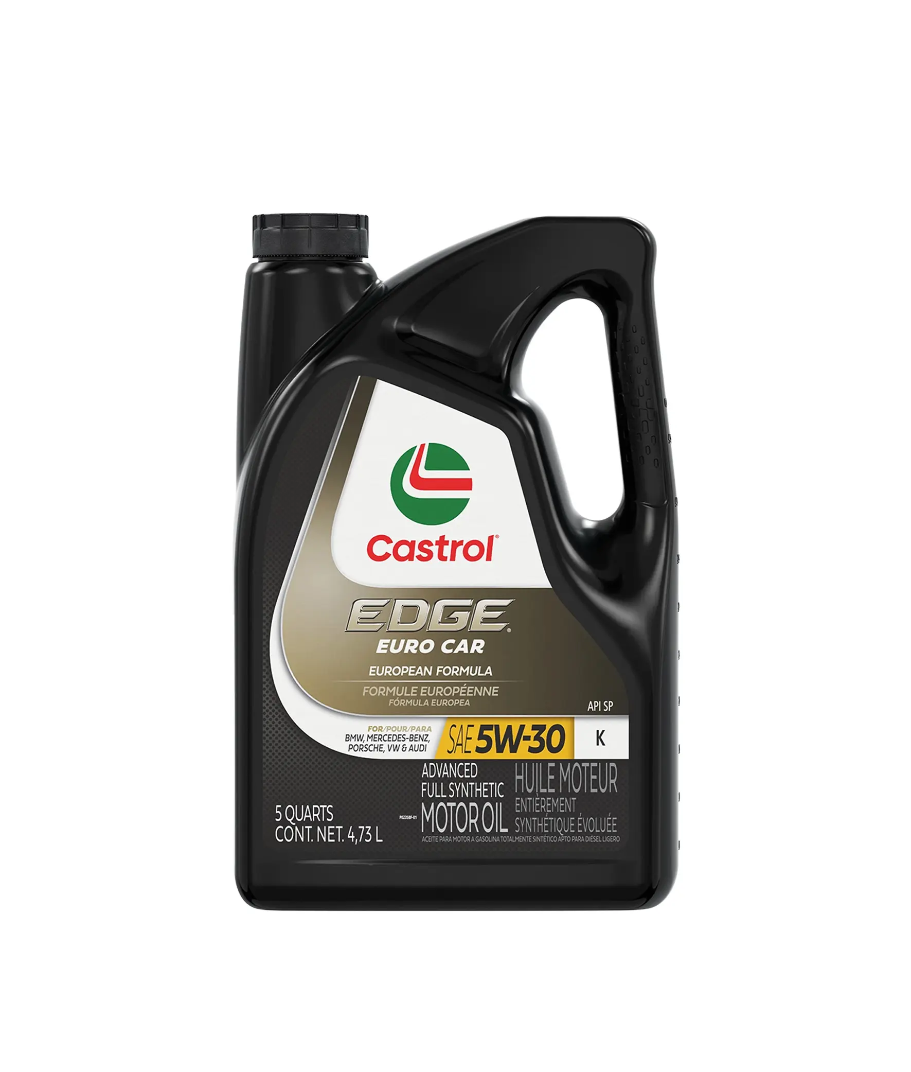 CASTROL EDGE 5W30 K EURO CAR - Aceite Full Sintético - Galón 4.73Lt.