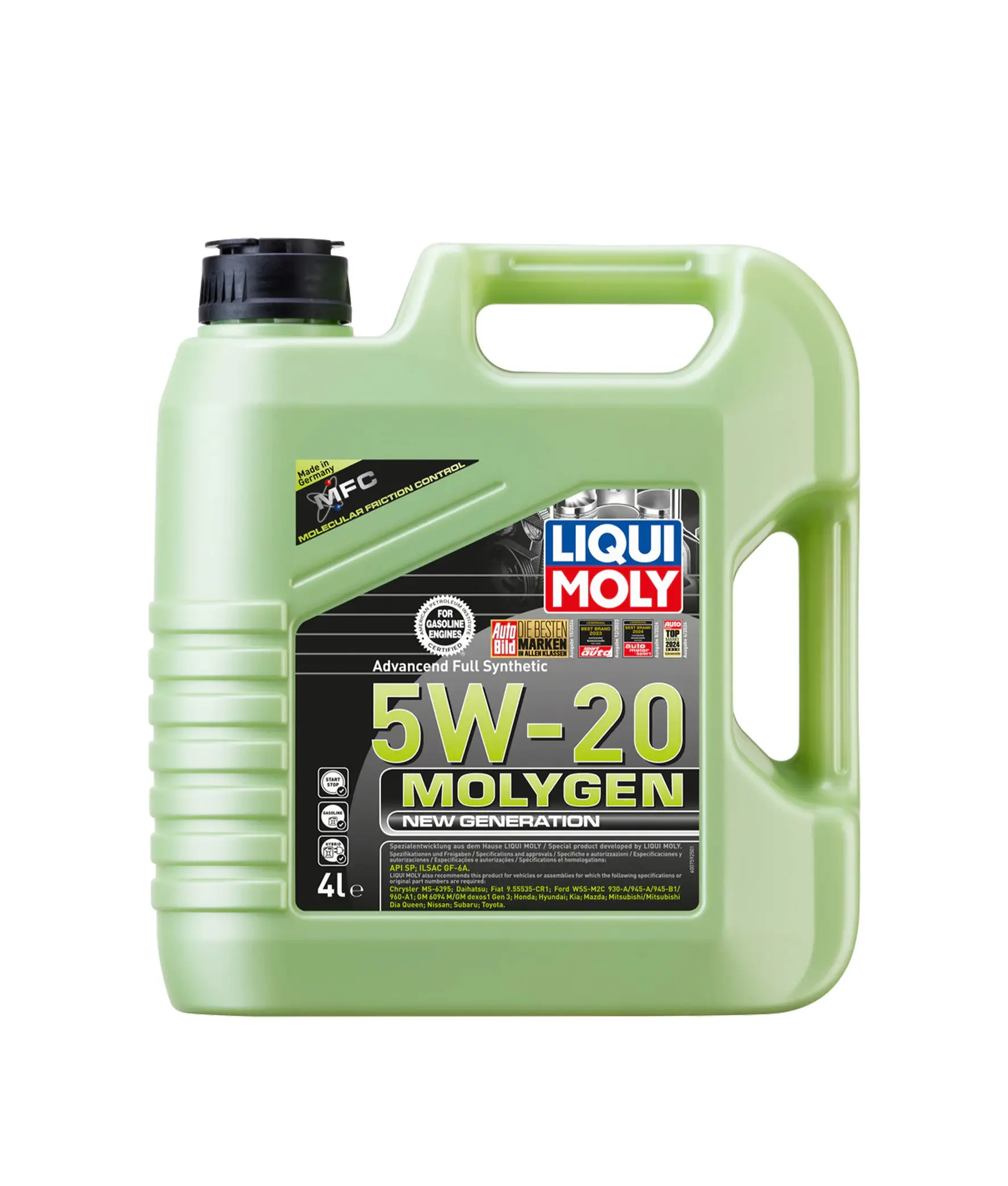 LIQUI MOLY MOLYGEN NEW GENERATION 5W20 - Aceite de Motor - Galón 4Lt.