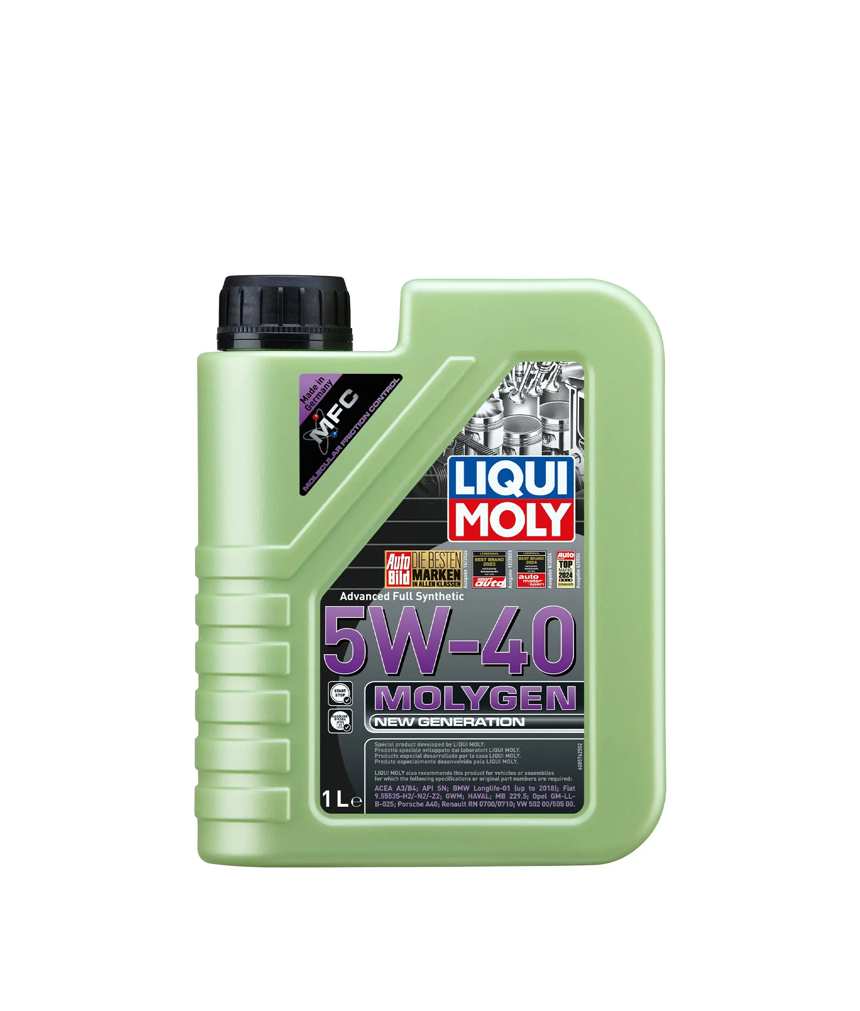 LIQUI MOLY MOLYGEN NEW GENERATION 5W40 - Aceite de Motor - QT 1Lt.
