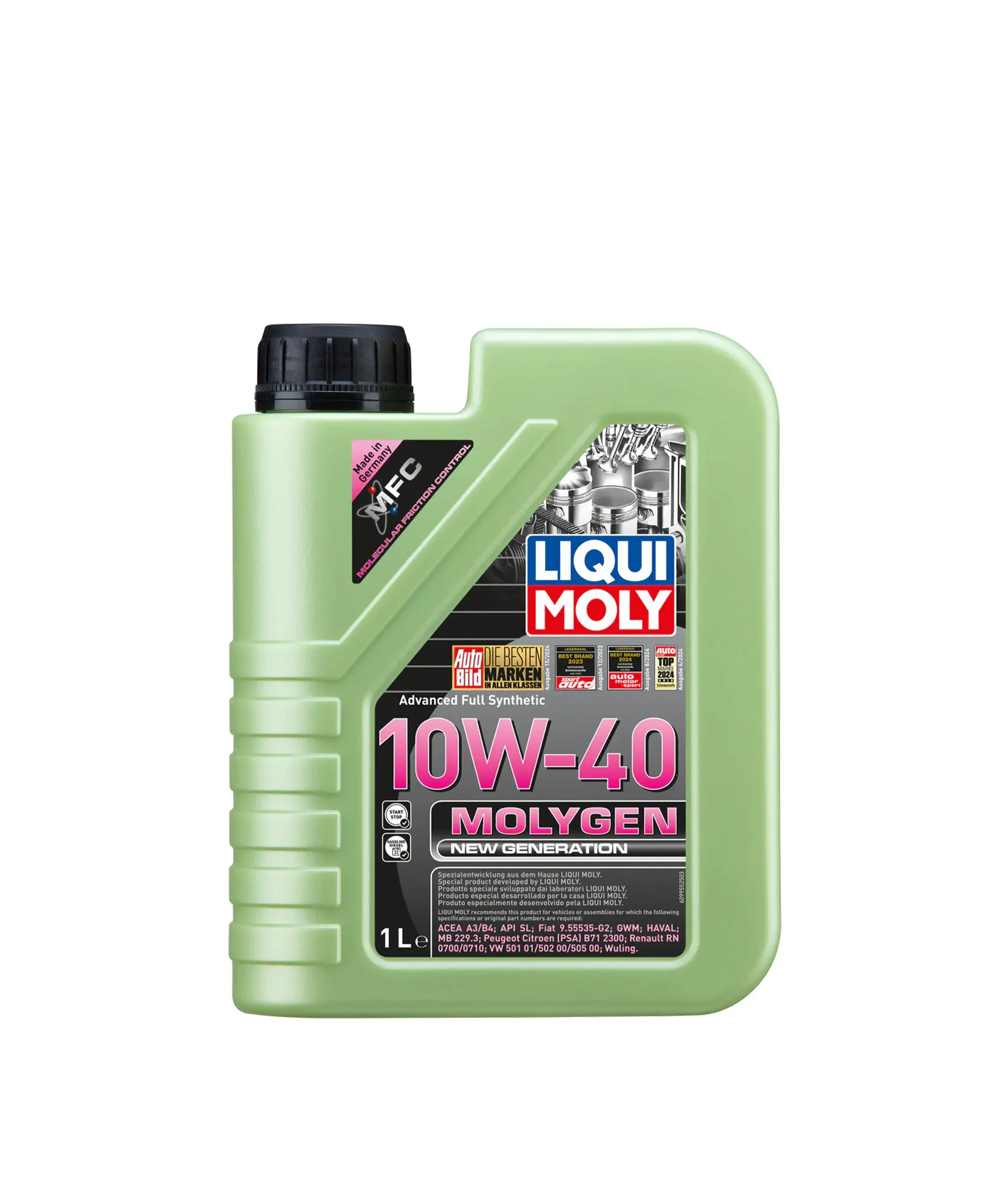 LIQUI MOLY MOLYGEN NEW GENERATION 10W40 - Aceite de Motor - QT 1Lt.