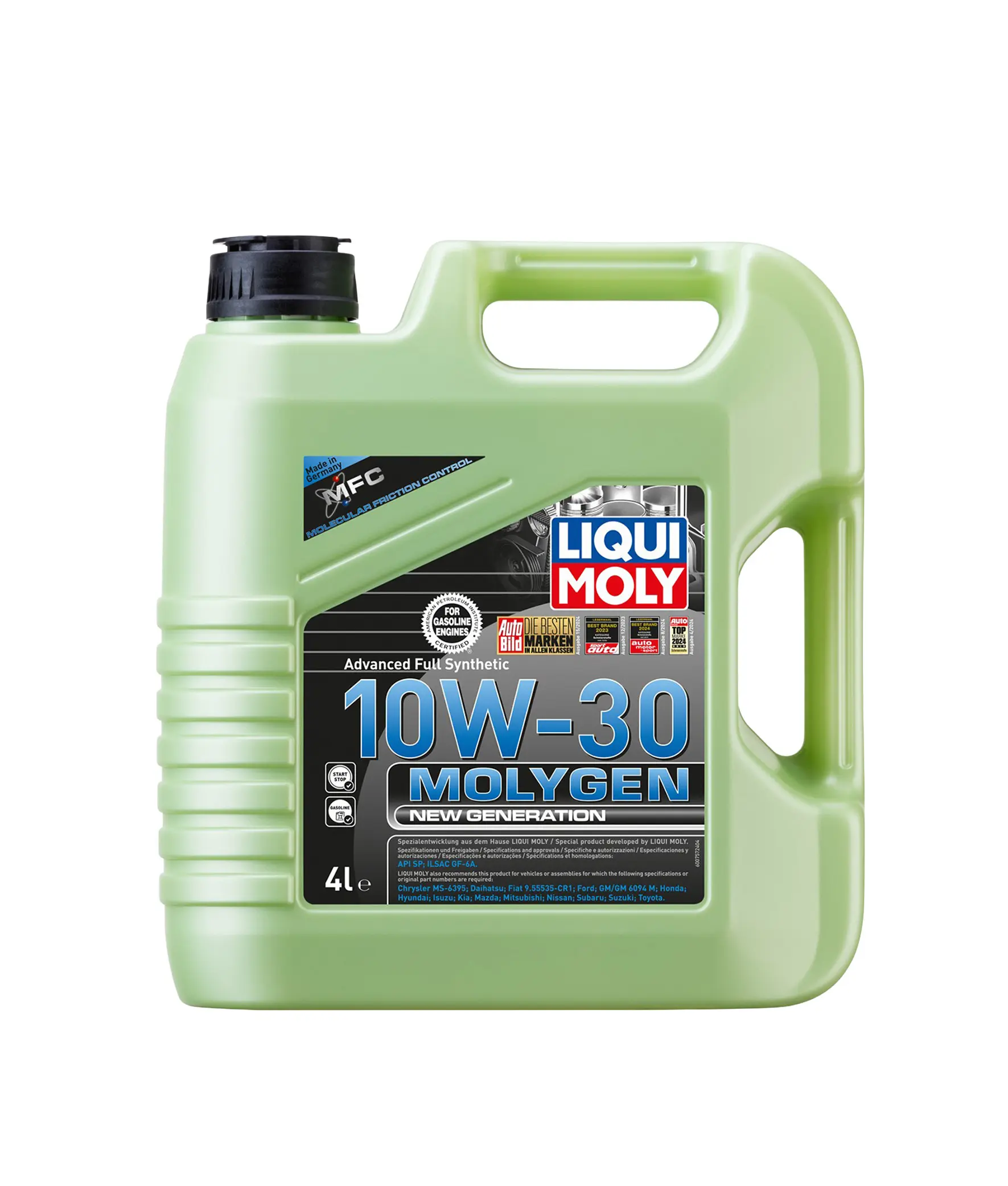 LIQUI MOLY MOLYGEN NEW GENERATION 10W30 - Aceite de Motor - Galón 4Lt.