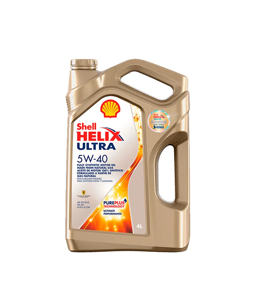 SHELL HELIX ULTRA 5W40 100% SINTÉTICO - Galón 4Lt.