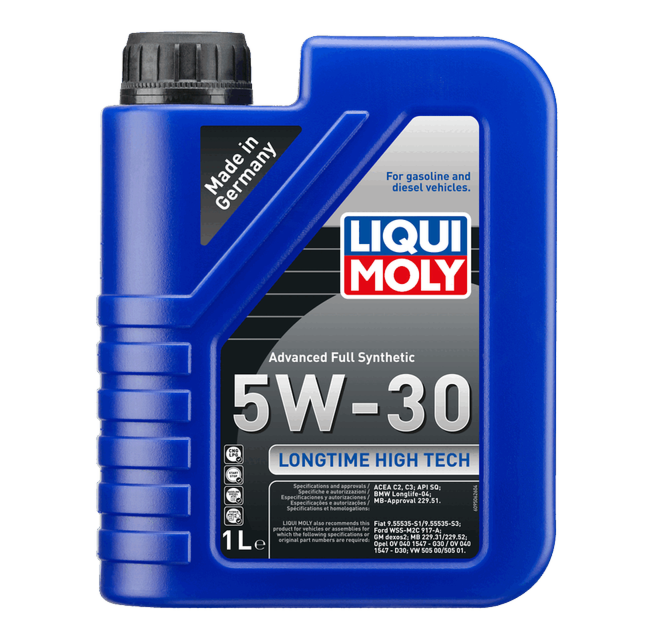 LIQUI MOLY LONGTIME HIGH TECH 5W30 - Aceite de Motor Sintético - QT 1Lt.