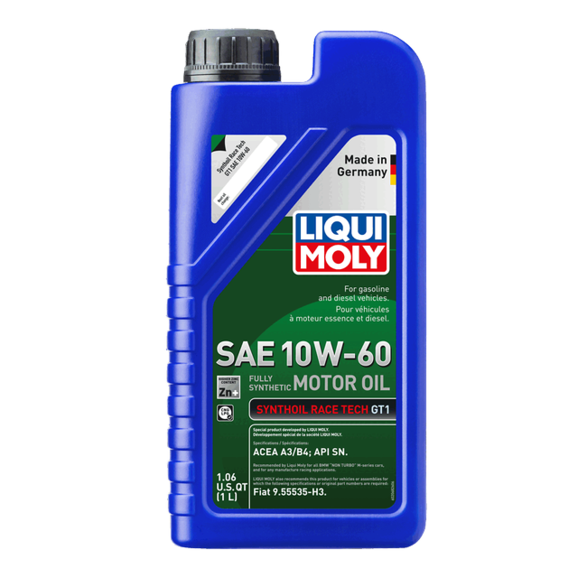 LIQUI MOLY SYNTHOIL RACE TECH GT1 10W60 - Aceite de Motor - QT 1Lt.