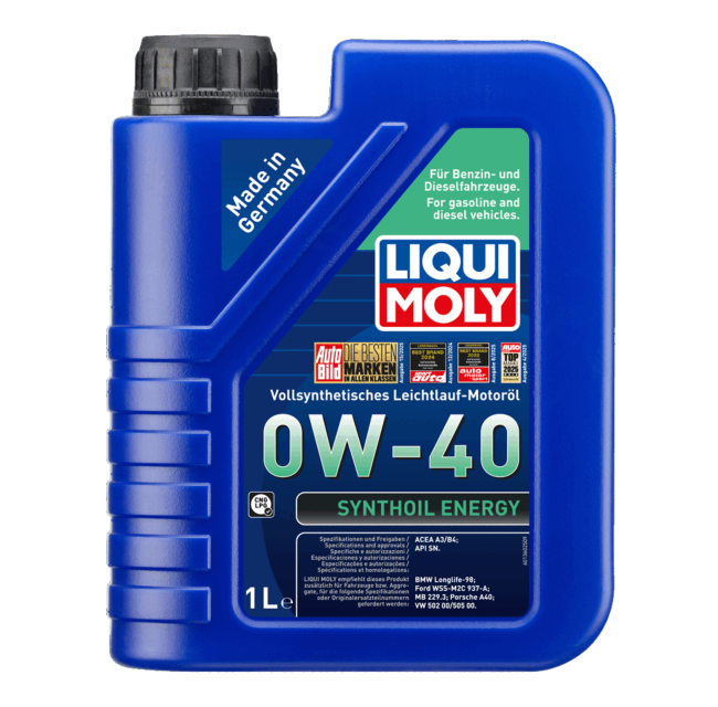 LIQUI MOLY 0W40 SYNTHOIL ENERGY - Aceite Sintético - QT 1Lt.